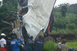 Côte dÂ’Ivoire : Drame, un accident sur lÂ’autoroute du Nord fait trois morts 